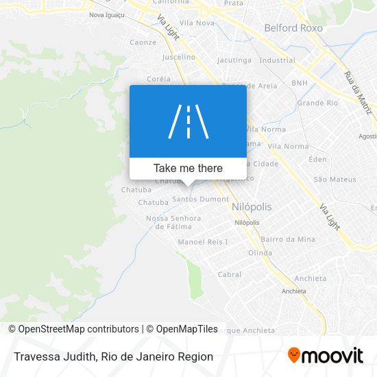 Travessa Judith map