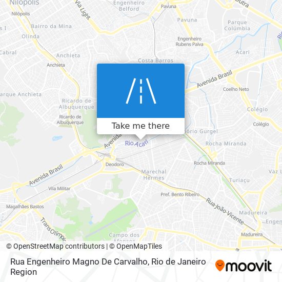 Mapa Rua Engenheiro Magno De Carvalho