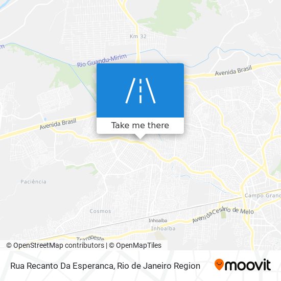 Rua Recanto Da Esperanca map