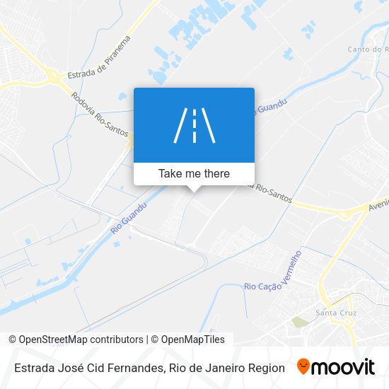 Estrada José Cid Fernandes map