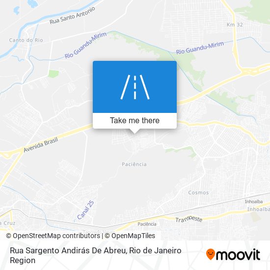 Rua Sargento Andirás De Abreu map