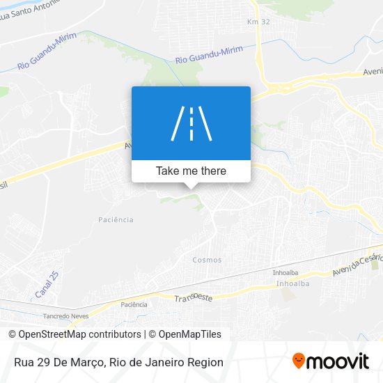 Rua 29 De Março map