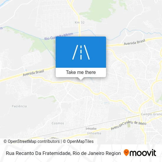 Rua Recanto Da Fratemidade map