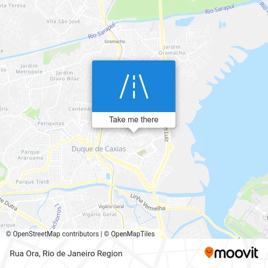 Rua Ora map