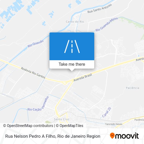 Rua Nelson Pedro A Filho map