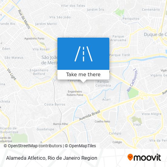 Mapa Alameda Atletico