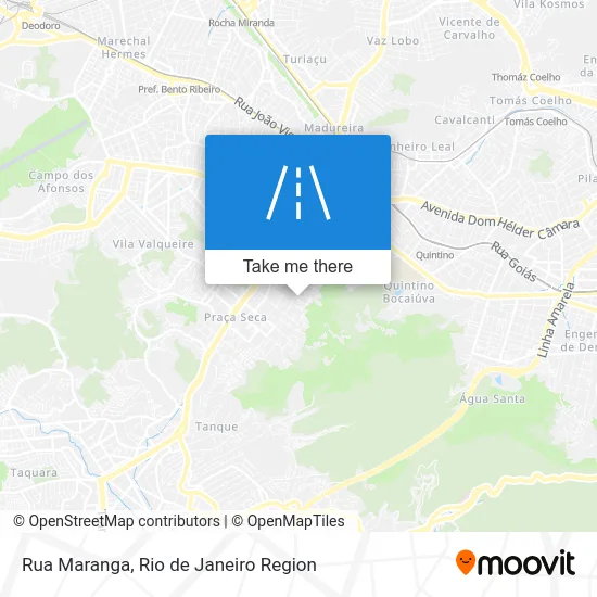 Rua Maranga map