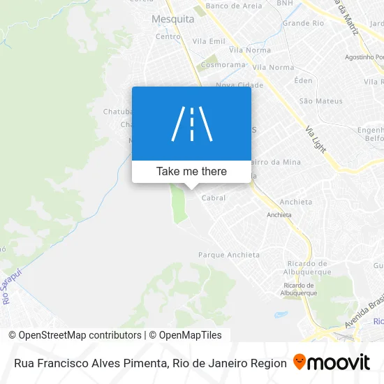Rua Francisco Alves Pimenta map