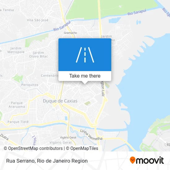Rua Serrano map