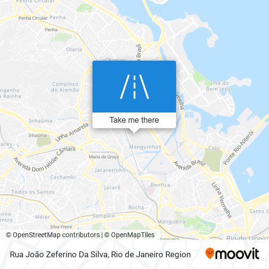 Rua João Zeferino Da Silva map