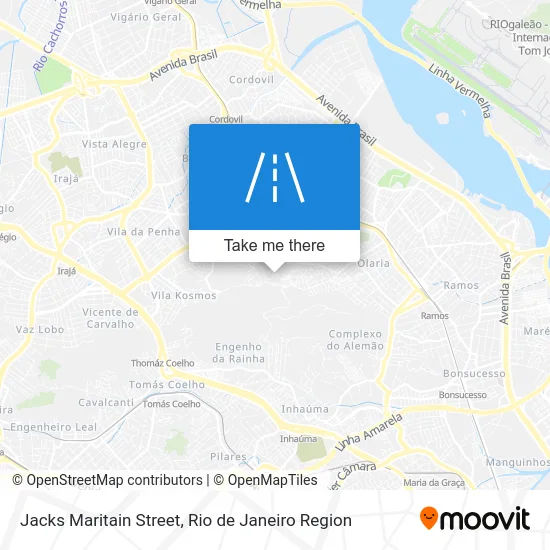 Jacks Maritain Street map