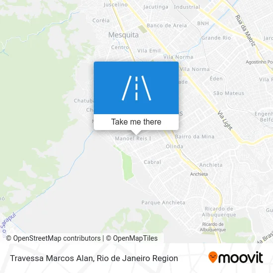 Travessa Marcos Alan map