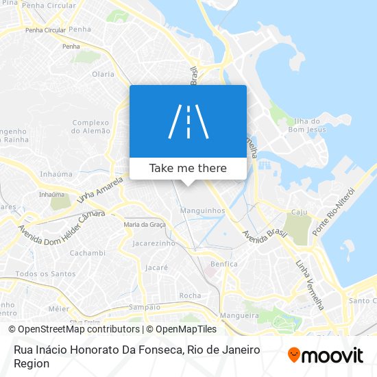 Rua Inácio Honorato Da Fonseca map