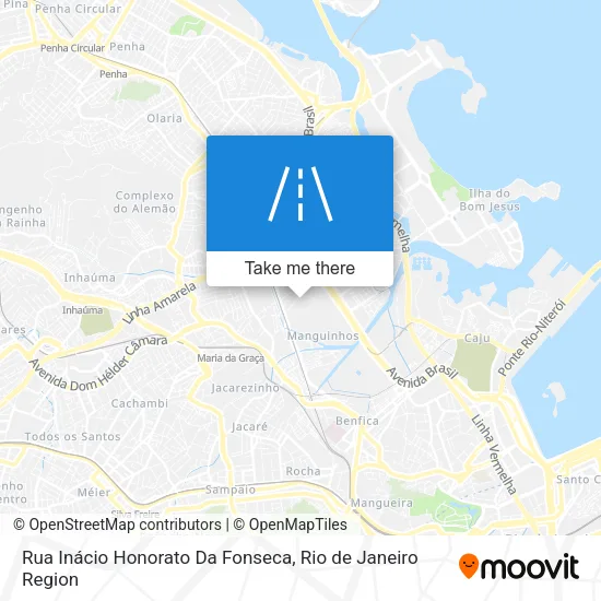 Rua Inácio Honorato Da Fonseca map