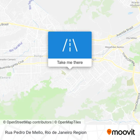Rua Pedro De Mello map
