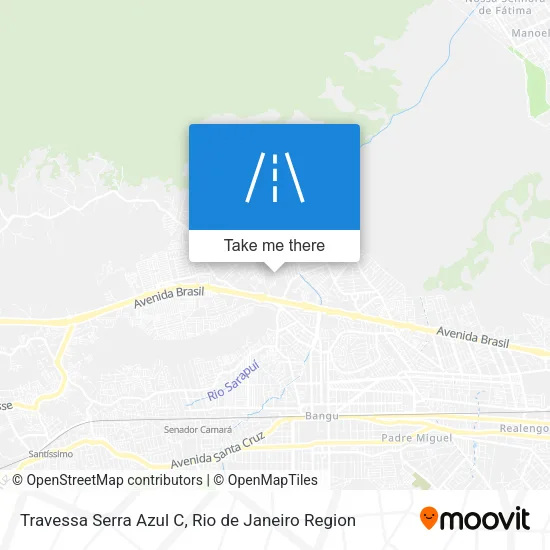 Travessa Serra Azul C map
