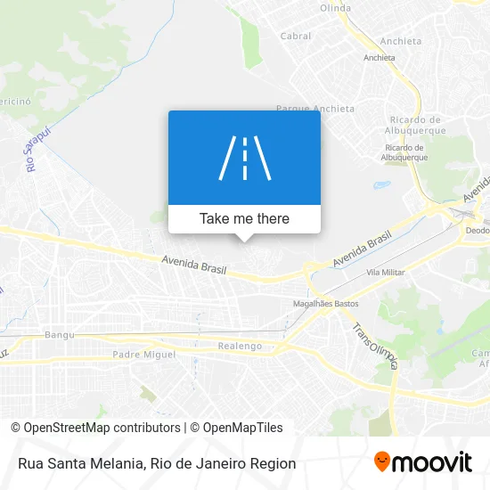 Rua Santa Melania map