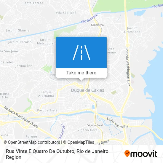Rua Vinte E Quatro De Outubro map