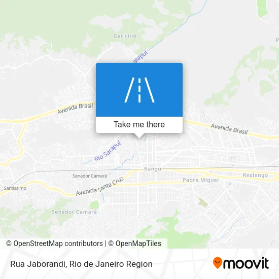 Rua Jaborandi map