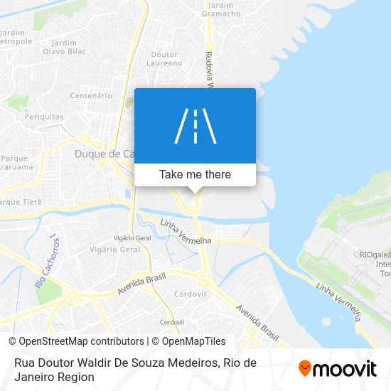 Rua Doutor Waldir De Souza Medeiros map
