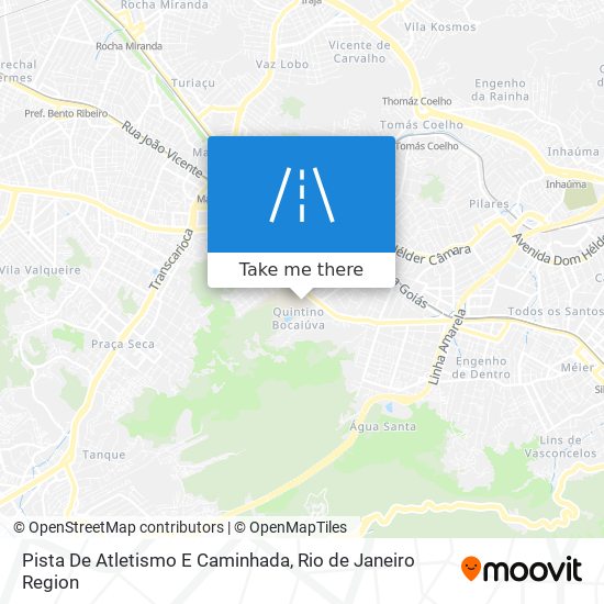 Mapa Pista De Atletismo E Caminhada