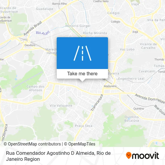 Rua Comendador Agostinho D Almeida map