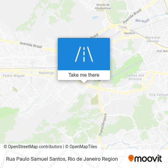 Rua Paulo Samuel Santos map