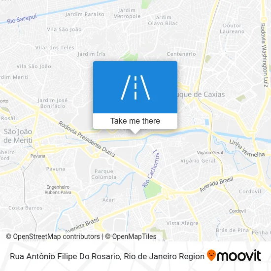 Rua Antônio Filipe Do Rosario map