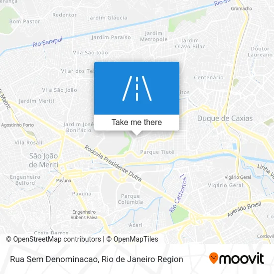 Rua Sem Denominacao map