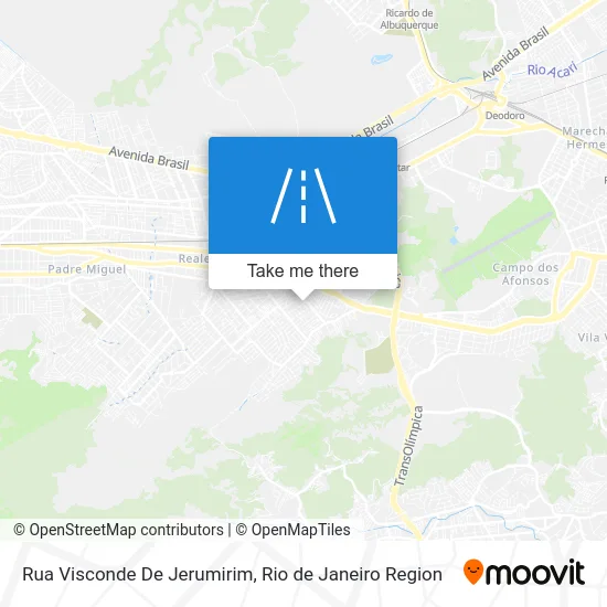 Rua Visconde De Jerumirim map