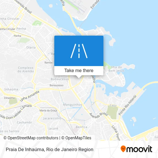 Praia De Inhaúma map