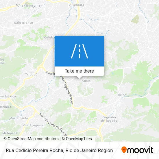 Rua Cedicio Pereira Rocha map