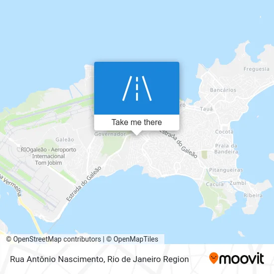 Rua Antônio Nascimento map