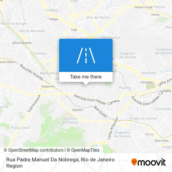 Rua Padre Manuel Da Nobrega map