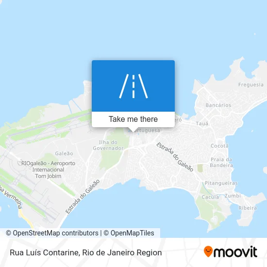 Rua Luís Contarine map