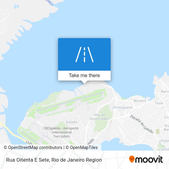 Rua Oitenta E Sete map