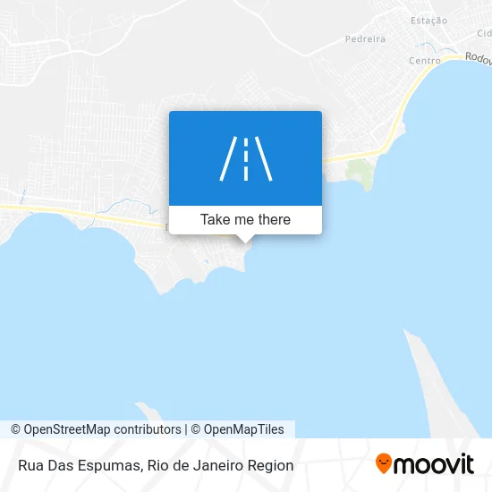 Rua Das Espumas map