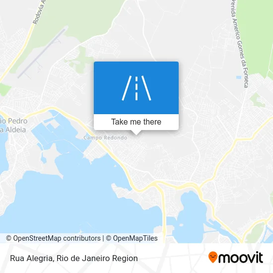 Rua Alegria map