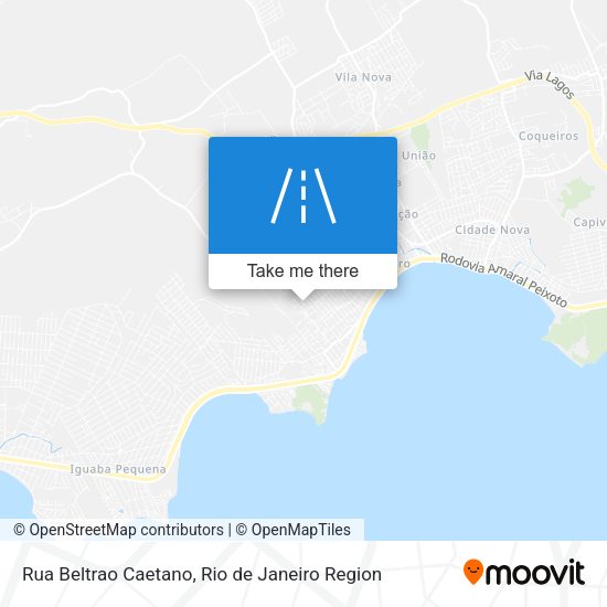 Rua Beltrao Caetano map