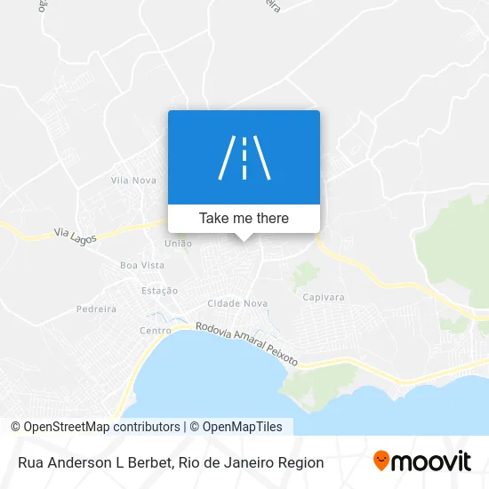 Rua Anderson L Berbet map