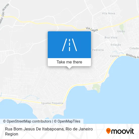 Rua Bom Jesus De Itabapoana map