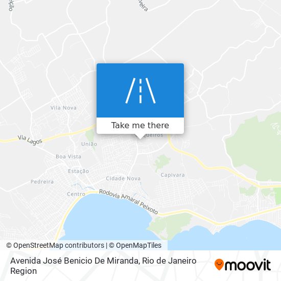 Avenida José Benicio De Miranda map