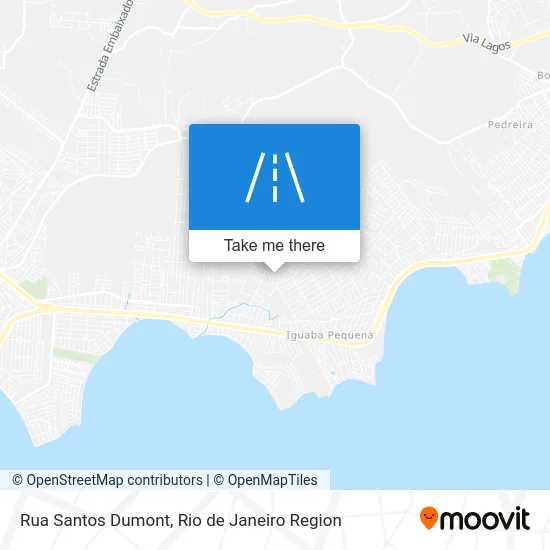 Rua Santos Dumont map