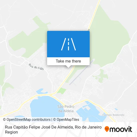 Rua Capitão Felipe José De Almeida map