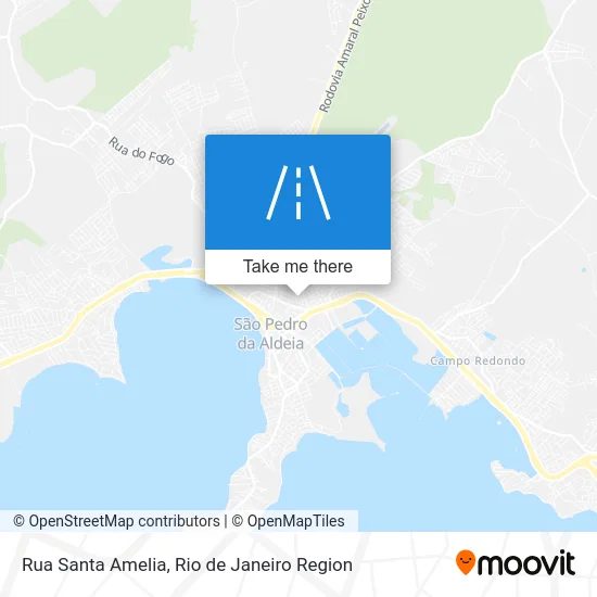 Rua Santa Amelia map