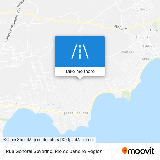 Rua General Severino map