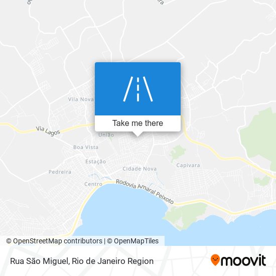 Rua São Miguel map