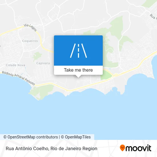 Rua Antônio Coelho map