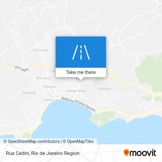 Rua Cedro map