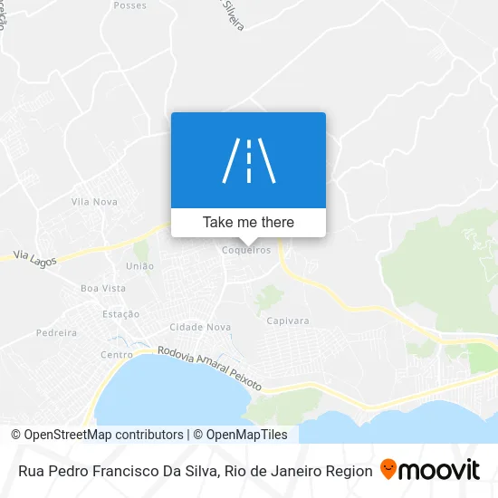 Rua Pedro Francisco Da Silva map